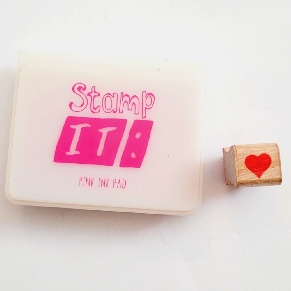 💓stamp + ink pad